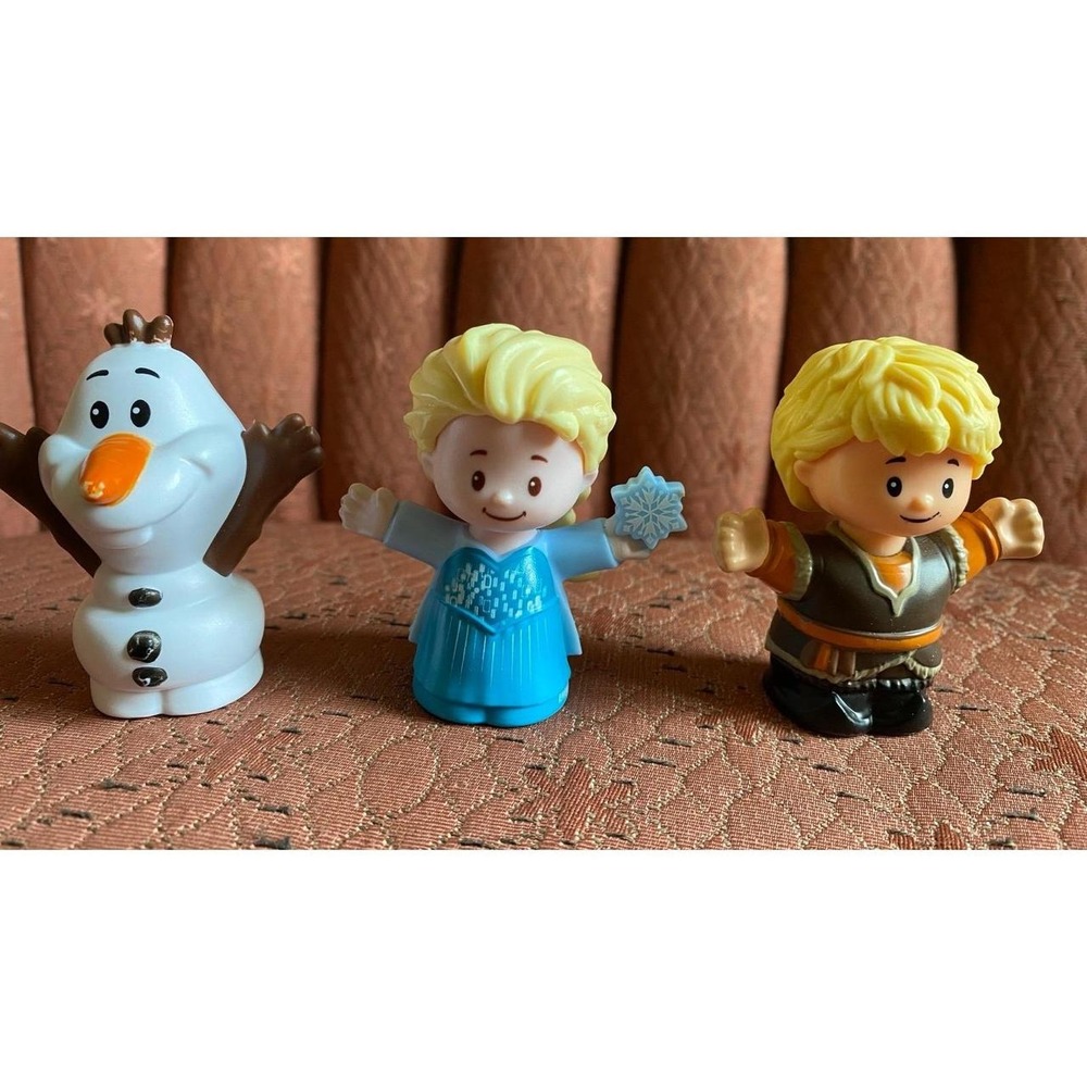Fisher-Price Little People Disney Frozen Elsa, Olaf, and Kristoff Figures s13